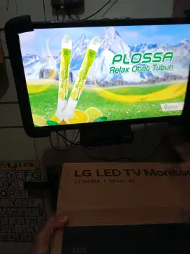 TV LG Led (ada kardusnya) + STB Matrix Apple