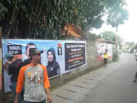 Jasa Pasang Spanduk Banner Umbul Bendera Baliho Brosur JABODETABEK