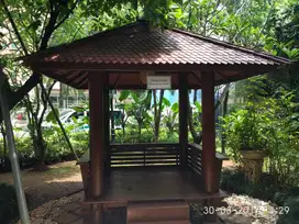 Gazebo / Saung taman kayu kelapa JAKARTA