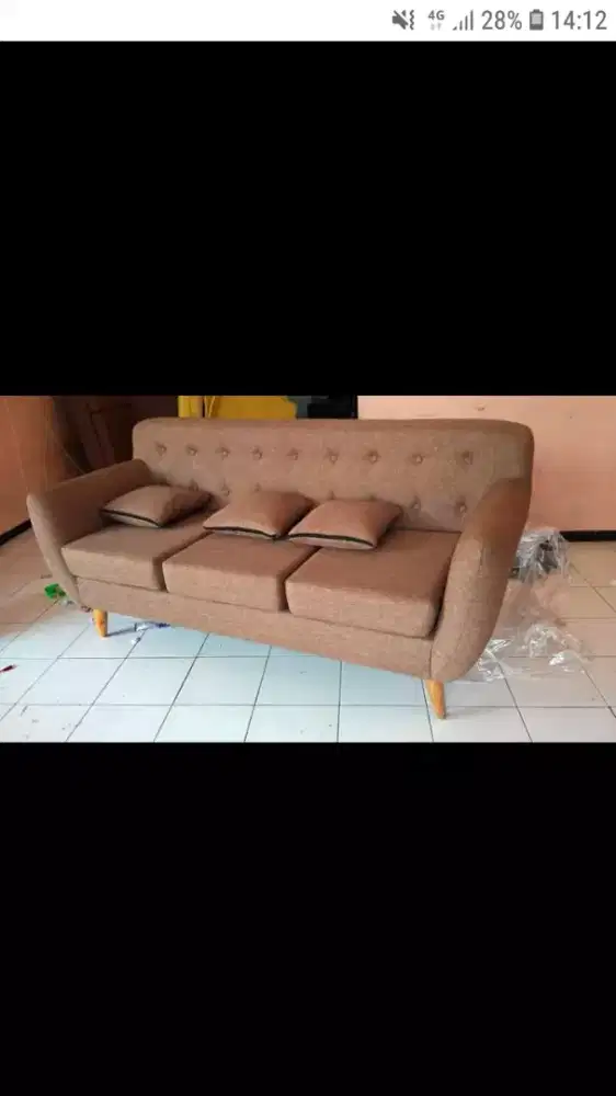 Sofa Retro 3setaers (Free Ongkir Malang)