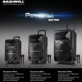 Speaker Aktif Portable HARDWELL POWERFULL 12 Pro Original 12inci