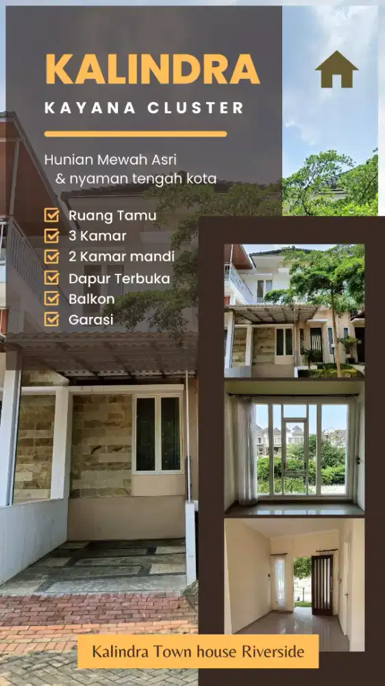 Kalindra Town house Riverside