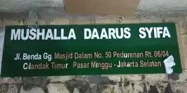 Latter Akrilik Spon