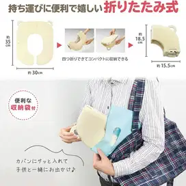 Sanko JPN Foldable Toilet Seat Support for Kids/Kloset Balita Portable