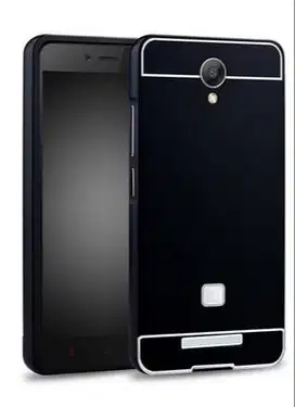 (Baru) Premium Bumper Case Mirror Metal Model iPhone Untuk HP Xiaomi