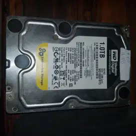 HDD Hard Disk PC WD Black 1TB Performance 100 Health 100