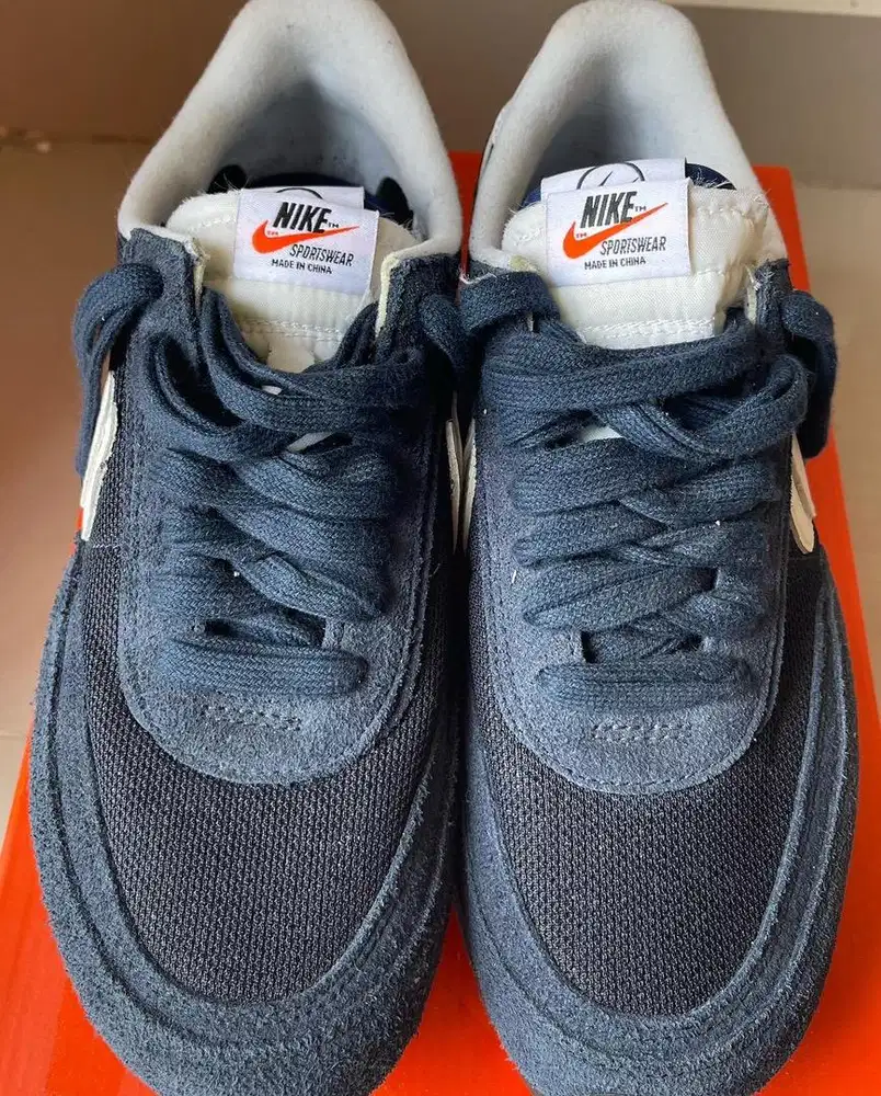 nike sacai waffle blue