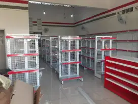 Rak minimarket ,rak swalayan, rak toko baru