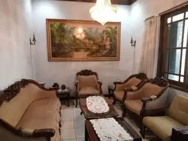 Sofa R. Tamu & R. Makan Kayu Jati Antik/Vintage