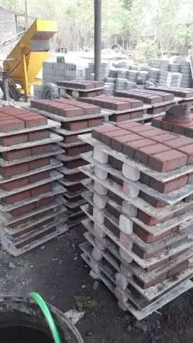 Jual paving block press mesin