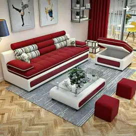 Sofa minimalis L shape ruang tamu terbaru