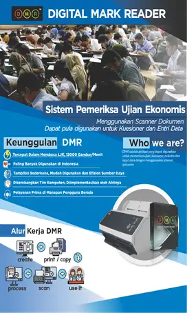 Aplikasi Ujian, entri Data, Toefl , Psikologi  ( DMR)