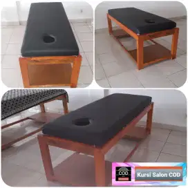 Bed ranjang facial/refleksi custom kayu alat salon. Bisa COD. DEPOK