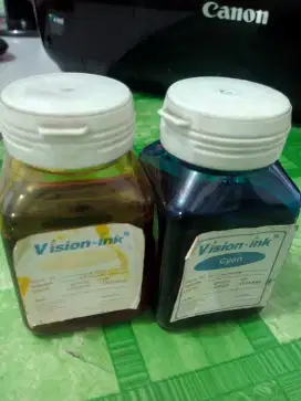 Tinta merk vision-ink kualitas mantap canon