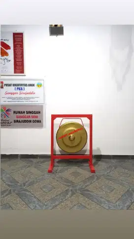 alat musik gong / dengkang diameter 50 cm.