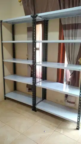 rak besi lima susun mantap