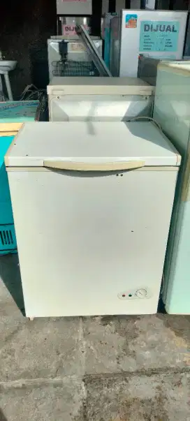 Frezzer Denpoo SCF 128 FL, 110 Liter,125 W, SECOND SIAP PAKAI, Bandung