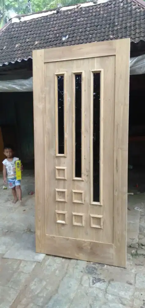 Pintu jati dan kusen jati