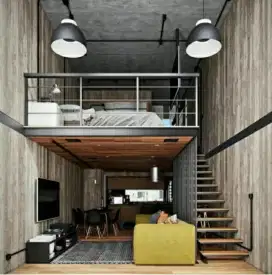 Mezzanine kamar bed