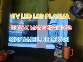 Terima tv led rusak lcd segala kondisi