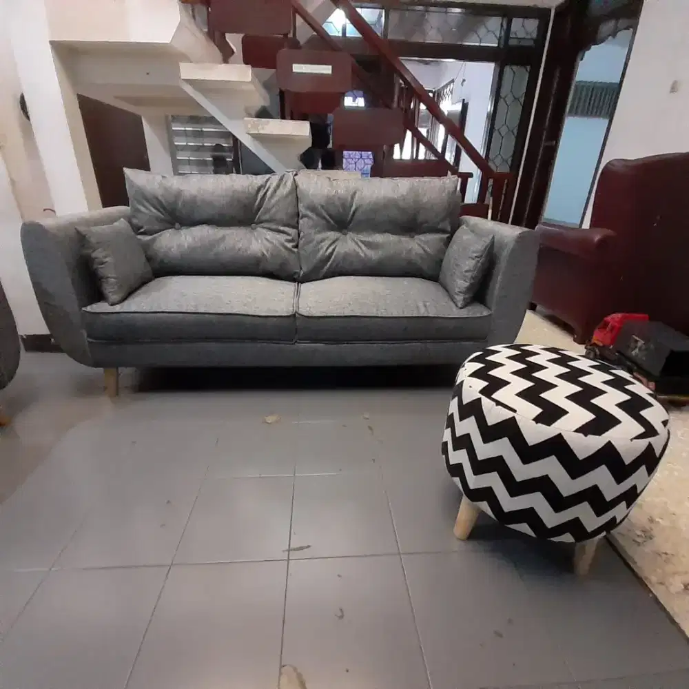 sofa retro plus stool premium