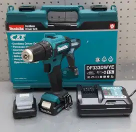 MAKITA DF333DWYE  DF331DWYE MESIN BOR BATERAI 12V CORDLESS DRILL 10 MM