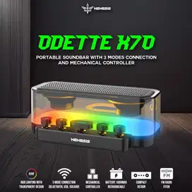 Speaker Bluetooth Portable NYK Nemesis X70 Odette RGB