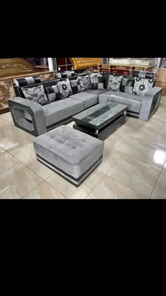 Sofa Sudut/Sofa L Alexa + Meja