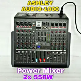 POWER MIXER ASHLEY AUDIO-1000 ORIGINAL AUDIO 1000 550W