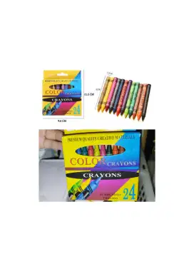 Pensil Crayon 1 Set Isi 24 Pcs