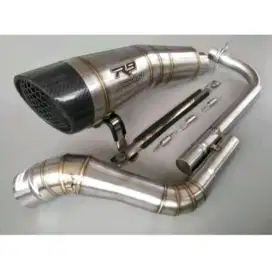 knalpot R9 h2 Akrapovic layang