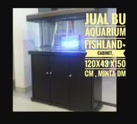 Fishland fish tank with cabinet