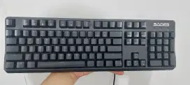 SADES GROZA MECHANICAL OPTICAL SWITCH GAMING KEYBOARD