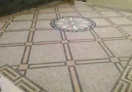 Tukang batu sikat ampyangan lantai garasi Surabaya Sidoarjo Gresik