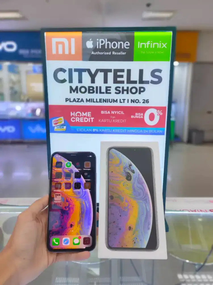 iPhone X 256GB Silver Second Ex Internasional