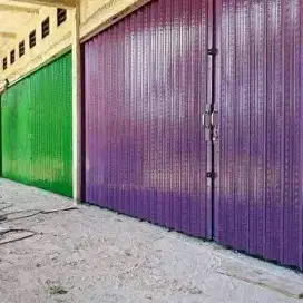 Roling door folding gate