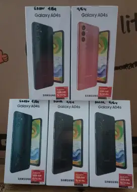 new Samsung A04s-4/64 garansi resmi 1 tahun