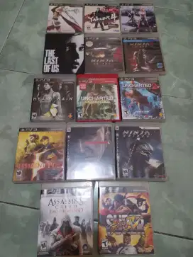 Game PS3 bekas ada 14game. Total 2jt utk 14game, mulus semua