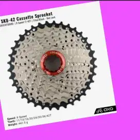 Sprocket Gir 8 SPEED 11-42T = Nanjak Jadi Enteng / STANG TIDAK PEGAL