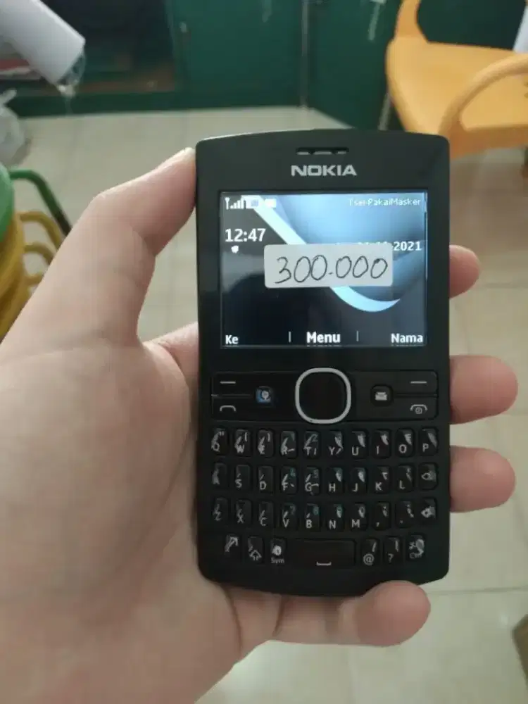 Hp Nelpon Handphone Telpon Jadul Nokia Asha 205 Original + Cas Bekas