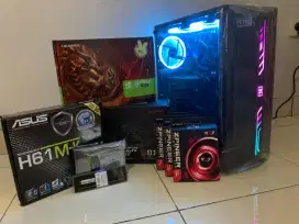 PC CPU Komputer I5 3470 GTX 1050Ti 1 tahun Windows 10 pro original