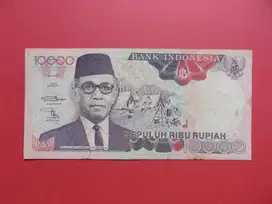 Uang Kuno Kertas Rp 10000 Tahun 1992