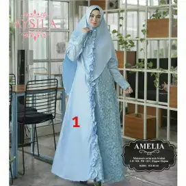 Gamis syari Amelia by Asyila