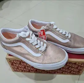 Sepatu Vans Old Skool Rose Gold Original