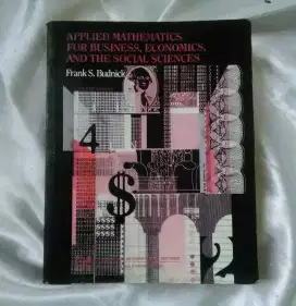 APPLIED MATHEMATICS FOR BUSSINES ECONOMICS & THE SOCIAL SCIENCES