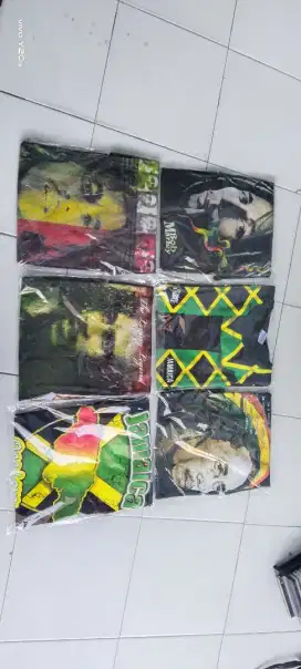 Kaos baju Bob Marley rasta Jamaika reggae
