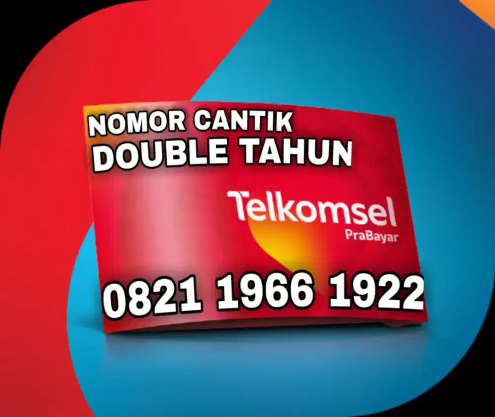 Nomor Cantik simPATI 4G LTE Kartu Perdana Nomer Double Tahun 1988 1922