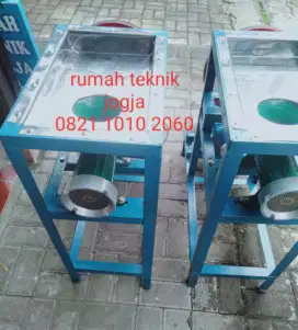 (rumah teknik jogja)mesin giling kacang hijau+dinamo 1hp