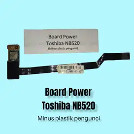 Tombol Power On Off Saklar Laptop TOSHIBA NB520 NB500