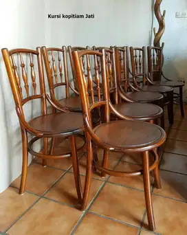 Kursi Kafe dan resto kayu jati